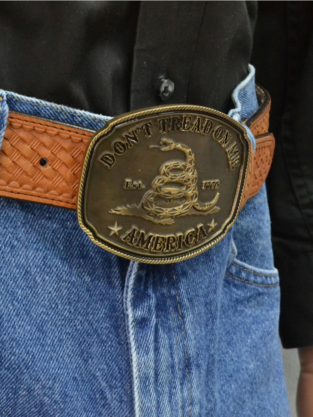 Montana Silversmiths American Gadsden Heritage Attitude Buckle